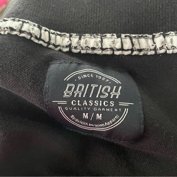 British Classics Polo By British Invasion Apparel Black Womens Size Medium - Picture 6 of 6